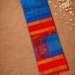 Handloom Korvai Silk Cotton Saree  |  Royal Blue