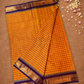 Chettinad Cottton Saree With Coral Orange