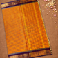 Chettinad Cottton Saree With Coral Orange