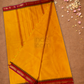 Chettinad Cottton Saree With Amber Orange