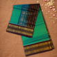 Handloom Korvai Silk Cotton Saree  |  Jade Teal