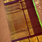 Handloom Korvai Silk Cotton Saree  |  Lime Green