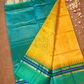Handloom Korvai Silk Cotton Saree  |  Mustard Yellow