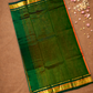 Handloom Korvai Silk Cotton Saree  |  Fire Orange