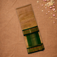 Handloom Korvai Silk Cotton Saree  |  Almond Beige