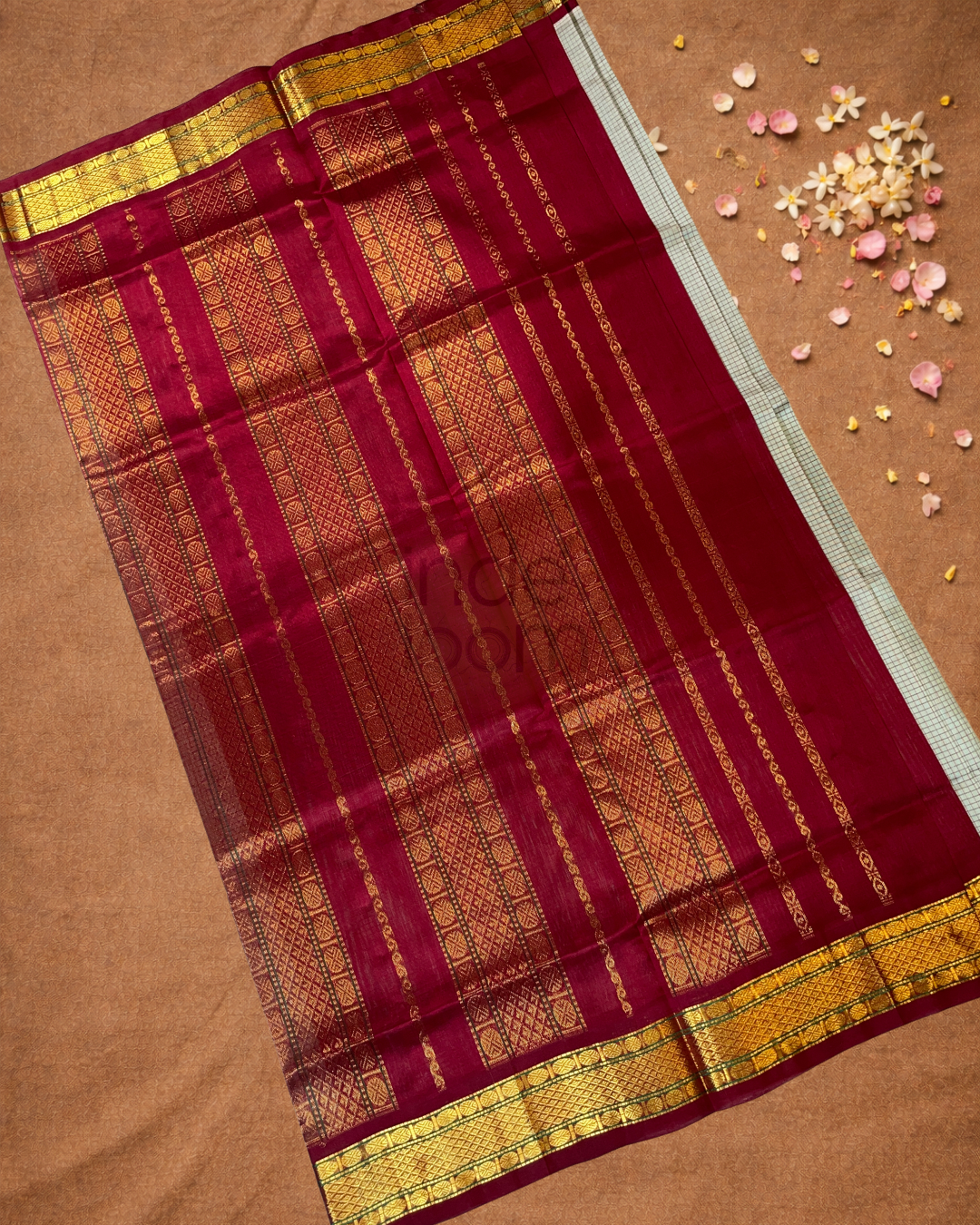 Handloom Handloom Silk Cotton Saree  |  Turquoise Teal