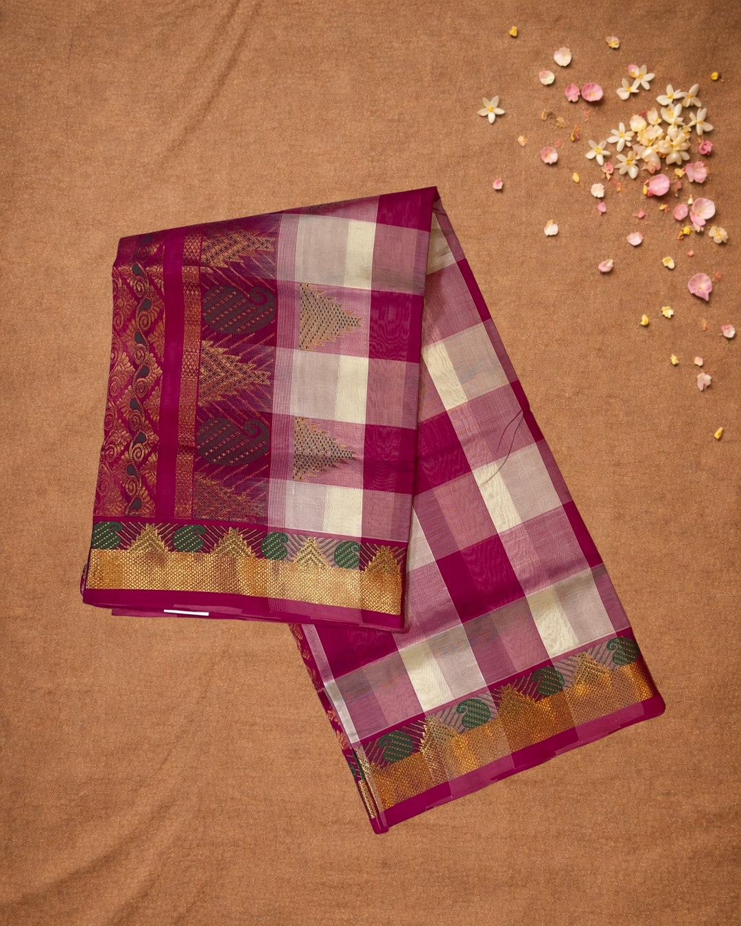 Handloom Handloom Silk Cotton Saree  |  Blush Pink