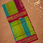Handloom Korvai Silk Cotton Saree  |  Rose Pink