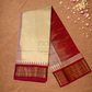 Handloom Handloom Silk Cotton Saree  |  Warm Ivory