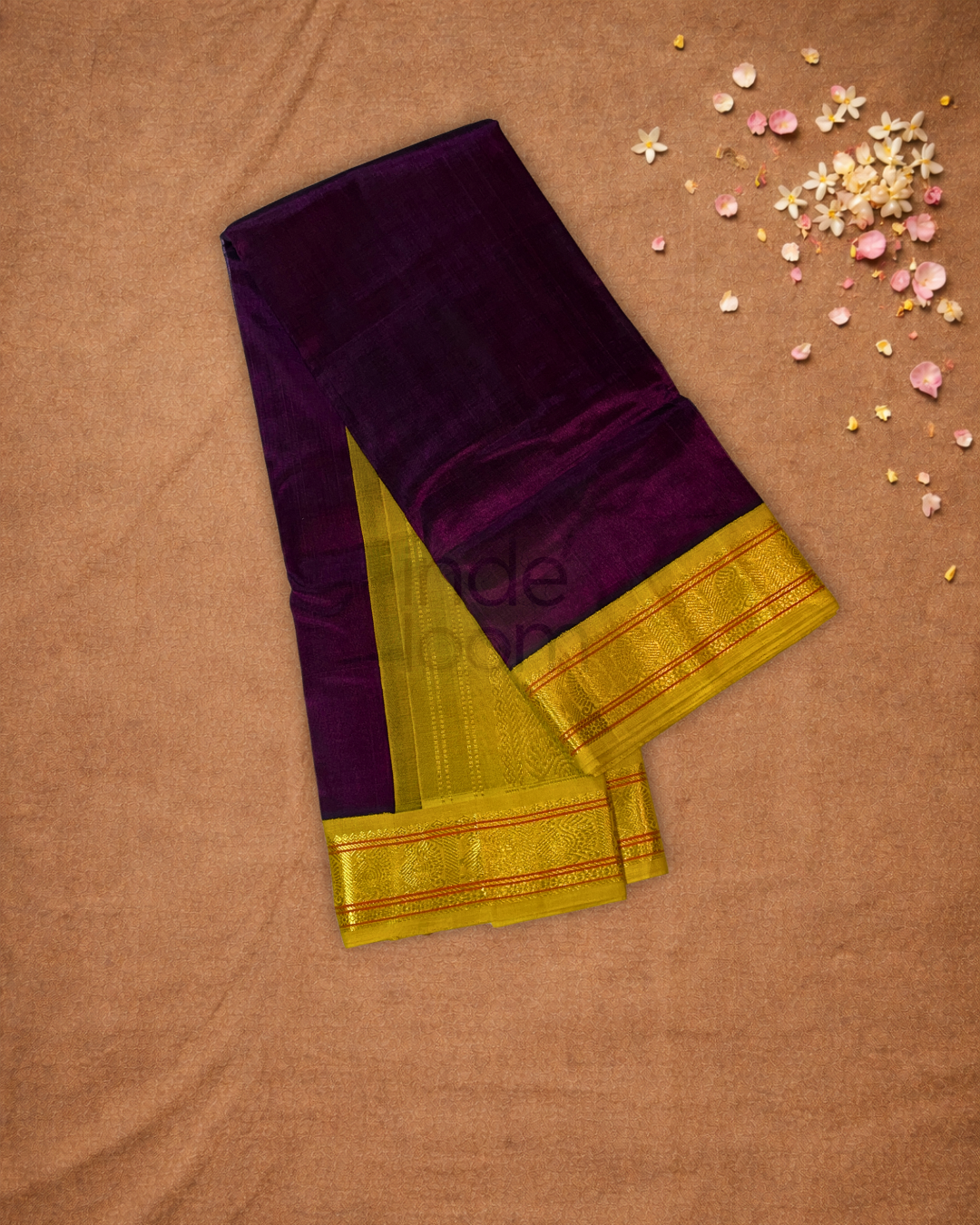Handloom Handloom Silk Cotton Saree  |  Plum Purple