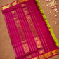 Handloom Korvai Silk Cotton Saree  |  Rose Pink