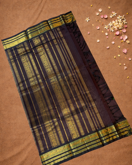 Handloom Handloom Silk Cotton Saree  |  Sage Green