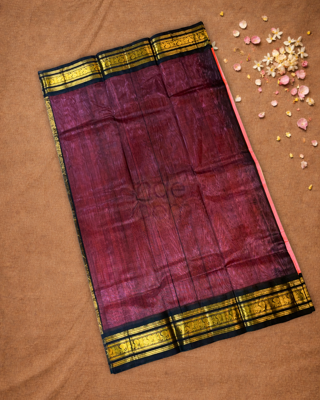 Handloom Handloom Silk Cotton Saree  |  Blush Pink
