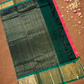 Handloom Korvai Silk Cotton Saree  |  Rose Pink
