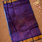 Handloom Korvai Silk Cotton Saree  |  Burnt Orange