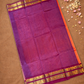 Handloom Korvai Silk Cotton Saree  |  Fire Orange