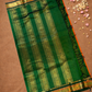 Handloom Korvai Silk Cotton Saree  |  Fire Orange