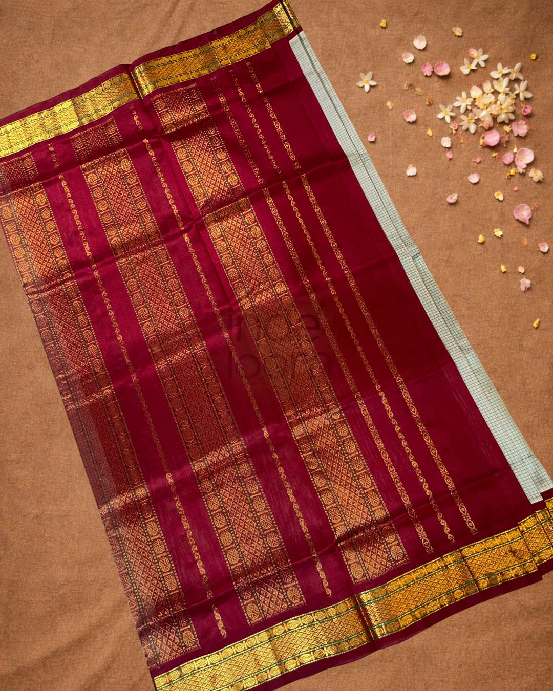 Handloom Handloom Silk Cotton Saree  |  Turquoise Teal