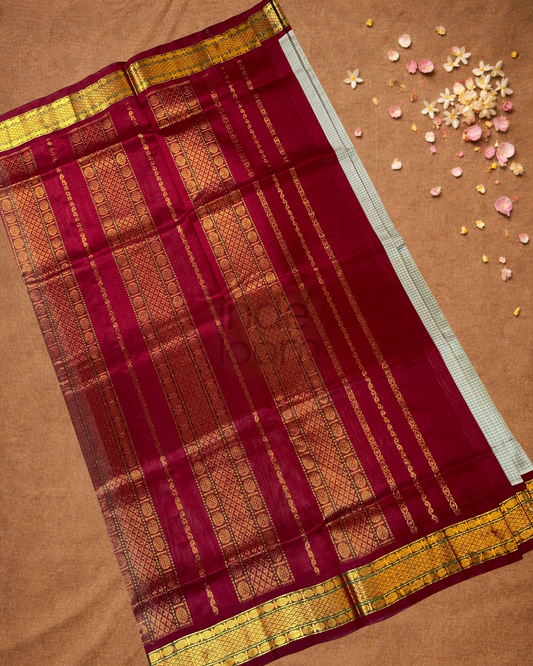 Handloom Handloom Silk Cotton Saree  |  Turquoise Teal