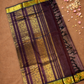 Handloom Korvai Silk Cotton Saree  |  Warm Ivory