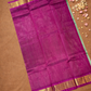 Handloom Korvai Silk Cotton Saree  |  Peacock Teal