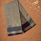 Handloom Korvai Silk Cotton Saree  |  Cream Beige