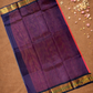 Handloom Korvai Silk Cotton Saree  |  Classic Red