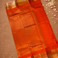 Handloom Korvai Silk Cotton Saree  |  Indigo Purple