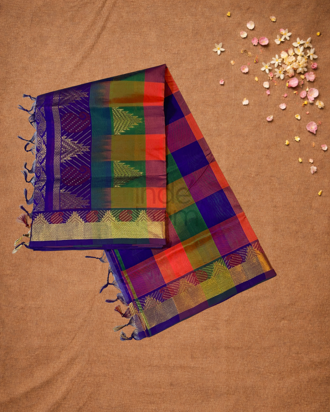 Handloom Handloom Silk Cotton Saree  |  Grape Purple
