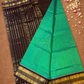 Handloom Korvai Silk Cotton Saree  |  Jade Teal