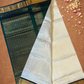 Handloom Korvai Silk Cotton Saree  |  Cream Beige