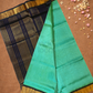 Handloom Korvai Silk Cotton Saree  |  Turquoise Teal