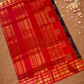 Handloom Korvai Silk Cotton Saree  |  Steel Blue