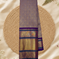 Handwoven Pure Gadwal Silk Saree  |  Lavender Purple