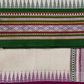 Handwoven Pure Vidarbha Tussar Silk Saree  |  Green And Purple
