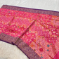 Pure Banarasi Exclusive Ektara Kora JAMDANI Tilfi saree  | Raspberry Pink