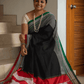 Black and Gray Color Ilkal Saree-002