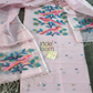 Muslin Jamdani 2-Piece Set Kurti & Dupatta (UNSTITCHED)  Baby Pink -921