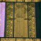 Pale purple Border Pure Handwoven Kanchi Silk Saree -204