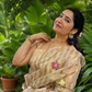 Classic Benarasi Semi Silk Saree | Beige Gold