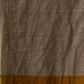 Pure Handloom Mul Cotton Saree | Taupe Brown