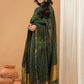 Pine Green color Jamdani 2-Piece Set Kurti & Dupatta (UNSTITCHED) - 149