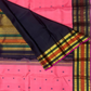 Handwoven Pure Gadwal Silk Saree  | Pink