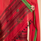 Classic Red Mercerized Cotton 2-Piece Set Kurti & Dupatta (UNSTITCHED) - 013