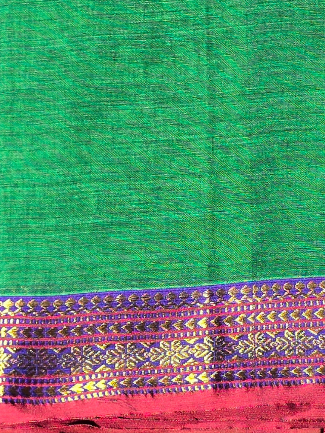 Narayanpet Cotton Saree - Green