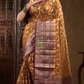 Dijon Yellow Cotton Silk Saree - 012