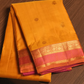 Silk Mark Certified Handloom Kanjivaram Silk Saree  |  Mustard Yellow