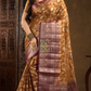 Dijon Yellow Cotton Silk Saree - 012
