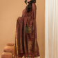 Deep Amber | Handloom Jamdani Muslin Unstitched 2-Piece Kurti
