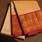 Silk Mark Certified Handloom Kanjivaram Silk Saree  |  Fire Orange